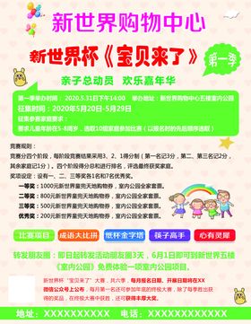 新世界传单海报购物活动