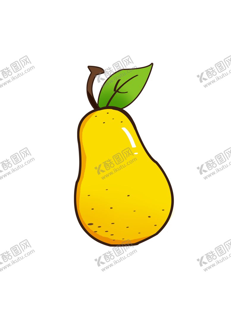 编号：25206809250003276636【酷图网】源文件下载-手绘鸭梨