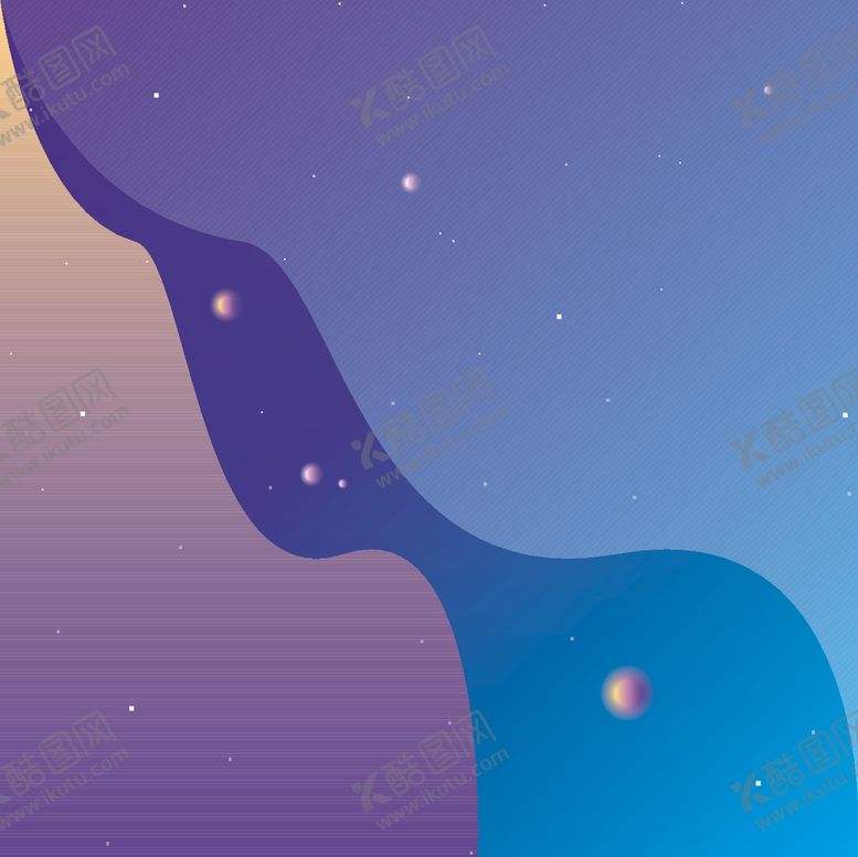 编号：44744209190845223229【酷图网】源文件下载-宇宙星空宇航员飞船插画图片