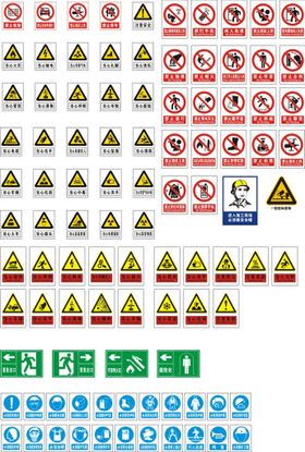 安全标识 警示标识  