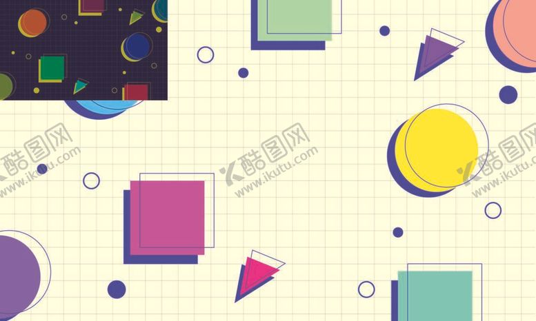 编号：48699812011553449727【酷图网】源文件下载-七巧板背景