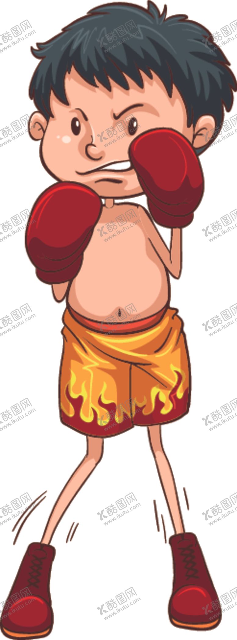 编号：25702309100201067985【酷图网】源文件下载-卡通运动人物