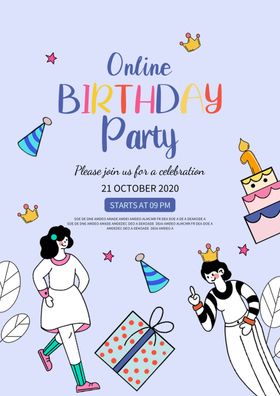 线上生日派对