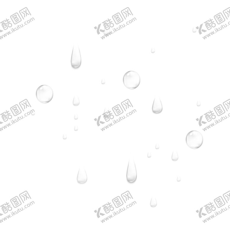 编号：43268905022233307017【酷图网】源文件下载-水滴装饰元素