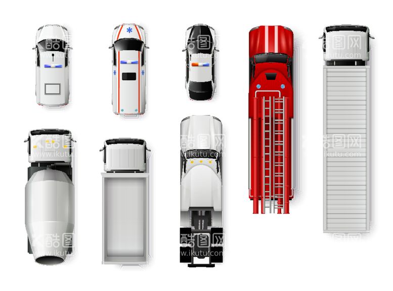 编号：23797712182124562827【酷图网】源文件下载-车辆俯视图