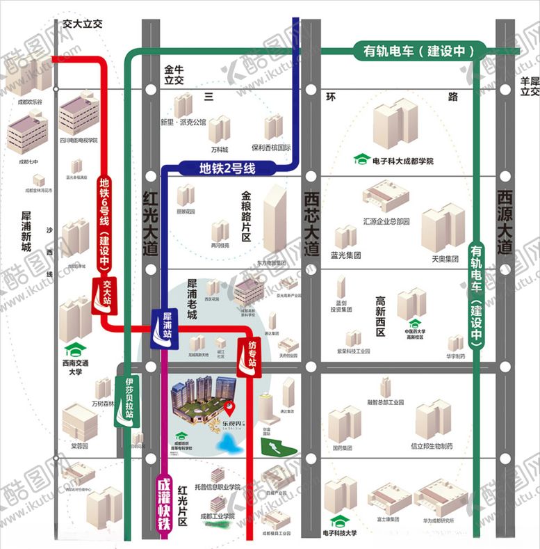编号：92360107082035479030【酷图网】源文件下载-城市商圈