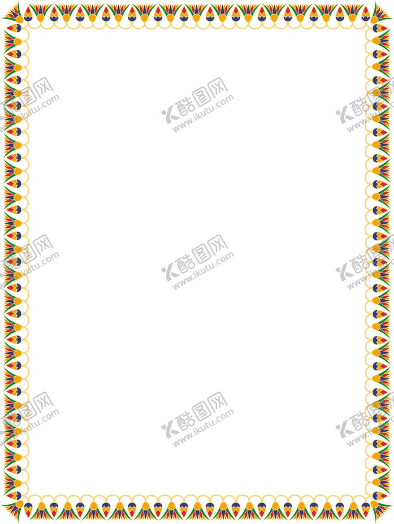 编号：67900505020014394270【酷图网】源文件下载-简约花纹边框