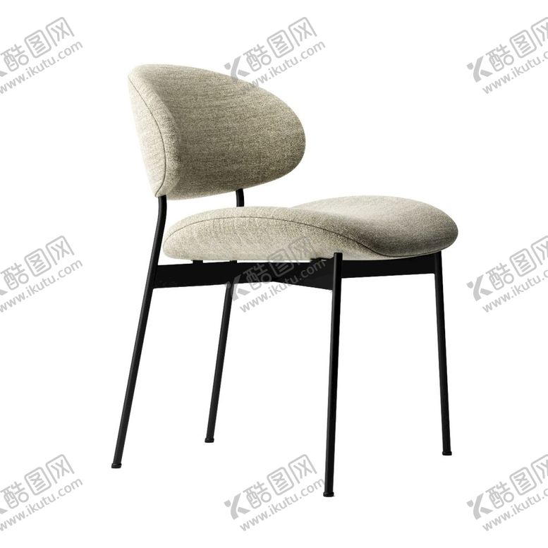 编号：65596712061239553254【酷图网】源文件下载-C4D模型椅子