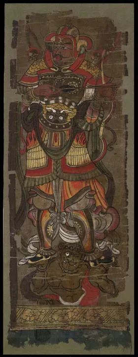 敦煌风格绘画图案