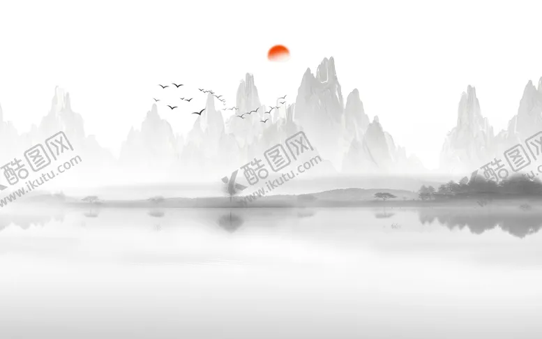 编号：21836509241123060825【酷图网】源文件下载-意境山水背景