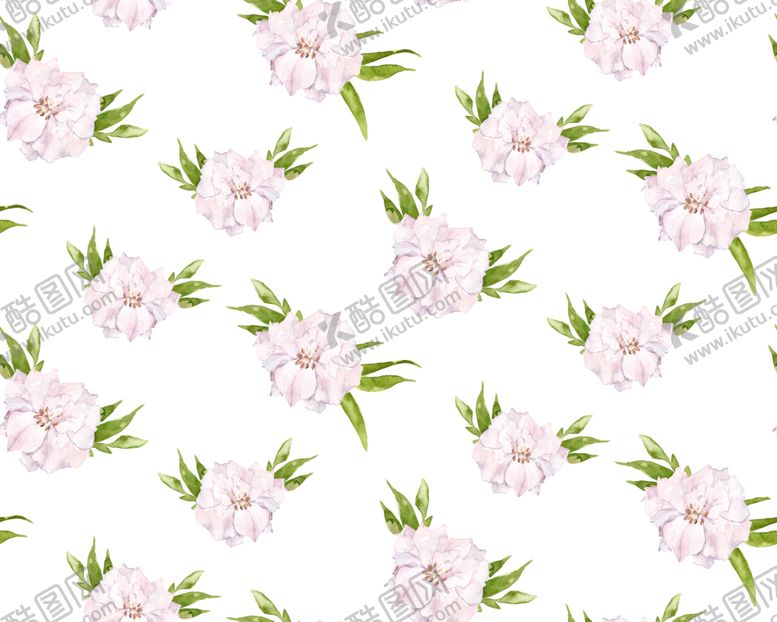编号：85702109300554523685【酷图网】源文件下载-水彩花朵创意图案