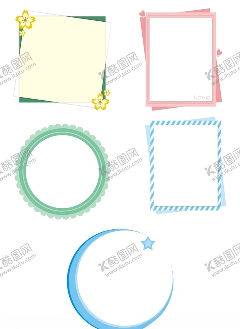 编号：77656709120144164312【酷图网】源文件下载-花边边框矢量图矢量花边