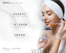 医美美业灯箱海报展板