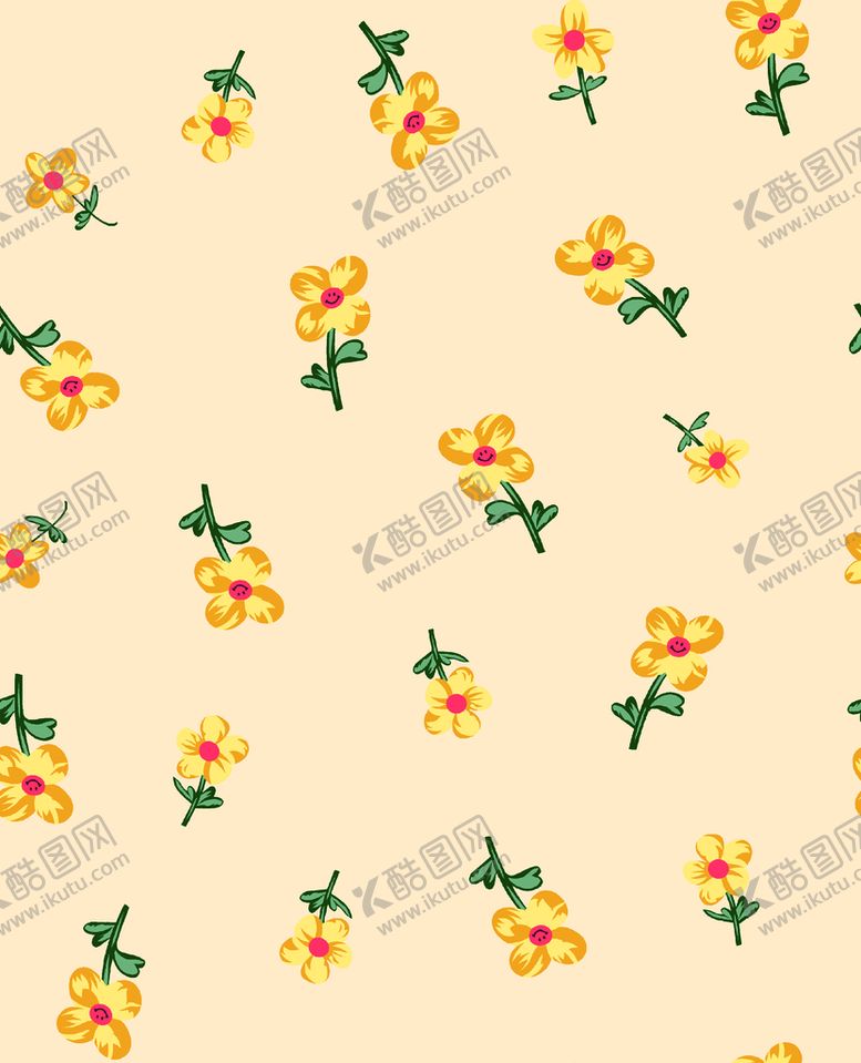 编号：97402809151948227940【酷图网】源文件下载-碎花 大牌手绘花