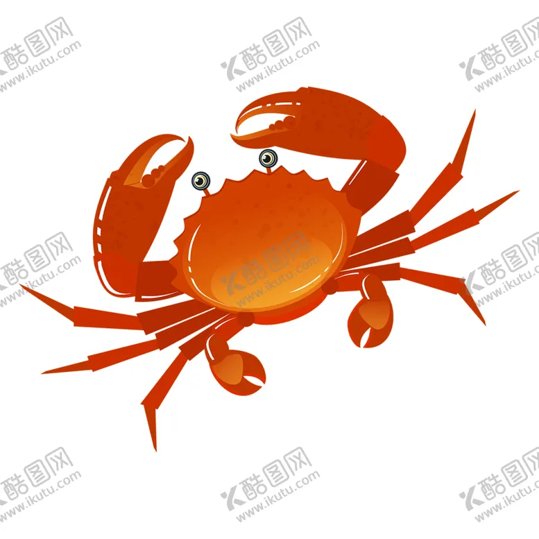 编号：48509502230902171856【酷图网】源文件下载-螃蟹透明素材