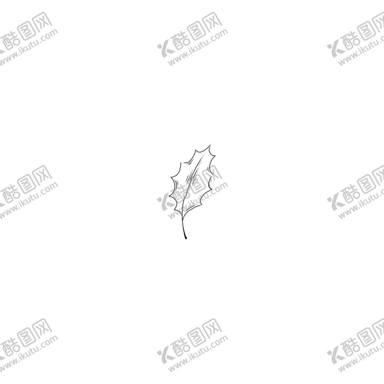 编号：35255807122313178507【酷图网】源文件下载-手绘植物叶片