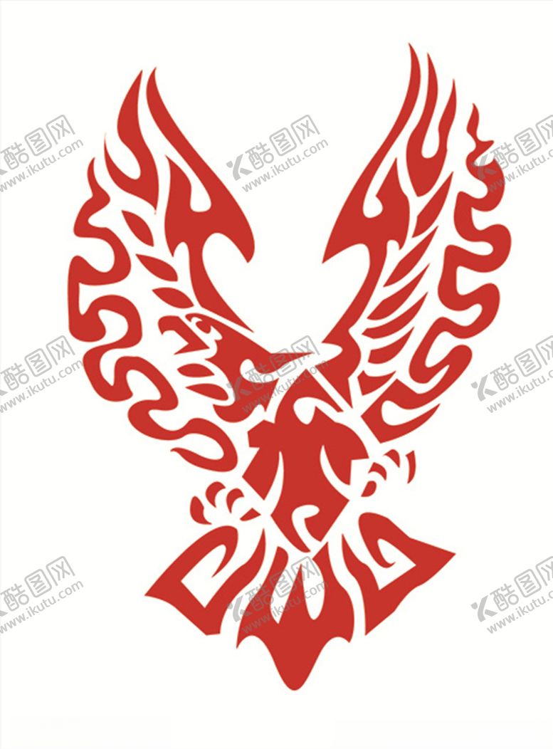 编号：96391605091126128259【酷图网】源文件下载-LOGO老鹰霸主标志印花服装数