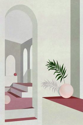 北欧风简约抽象艺术装饰画