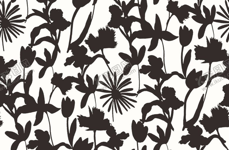 编号：33621906302129139111【酷图网】源文件下载-数码单色花草爆款白底