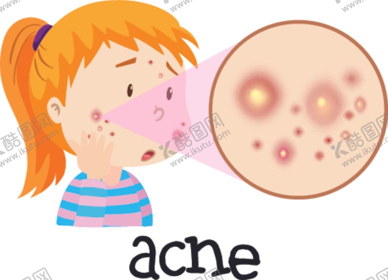 编号：74162909240029057919【酷图网】源文件下载-卡通儿童和皮炎