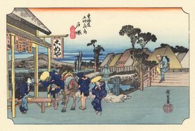 日本街景风景浮世绘