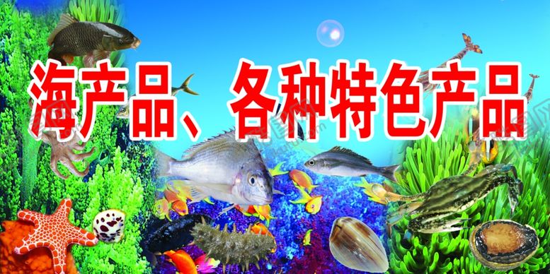 编号：20341907041508331089【酷图网】源文件下载-海产品