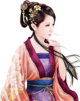 古装帅哥美女插画图片头像风壁纸公子汉服