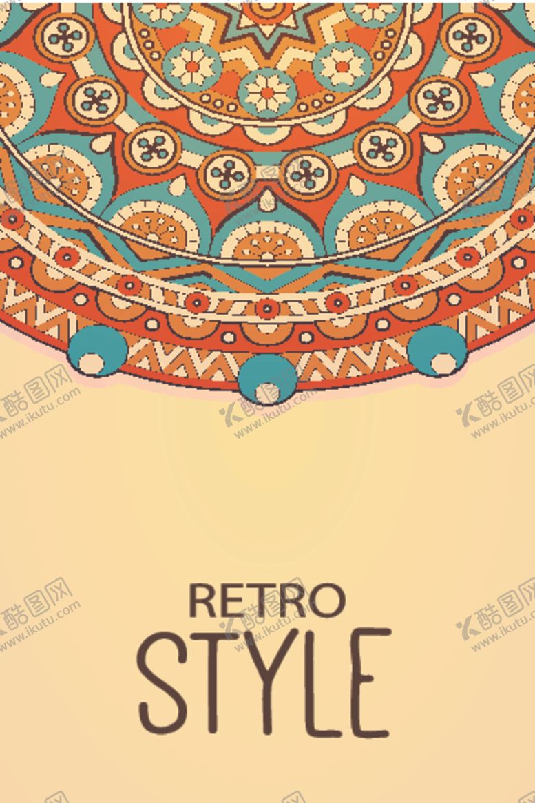 编号：56054810040332573024【酷图网】源文件下载-复古民族花纹图案