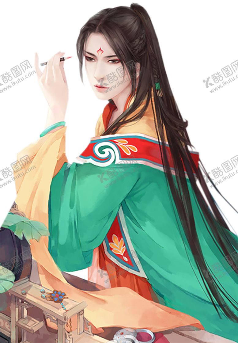 编号：52595501140937101306【酷图网】源文件下载- 古装帅哥美女插画图片