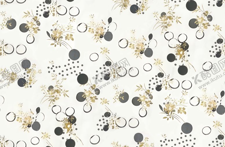 编号：89262404151950231531【酷图网】源文件下载-花卉圆环图案背景纹理
