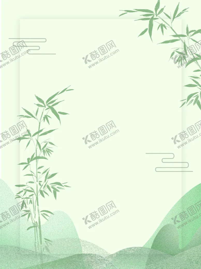 编号：75320409161812493659【酷图网】源文件下载-绿色竹子背景