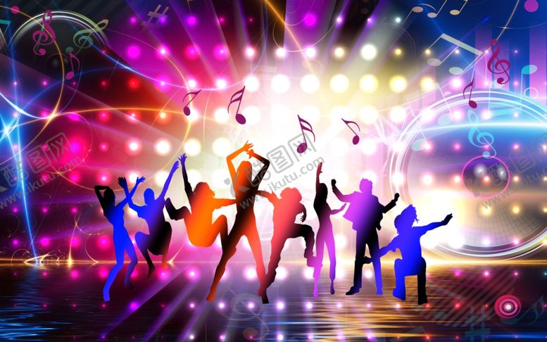 编号：27631909210540415507【酷图网】源文件下载-蹦迪KTV背景墙