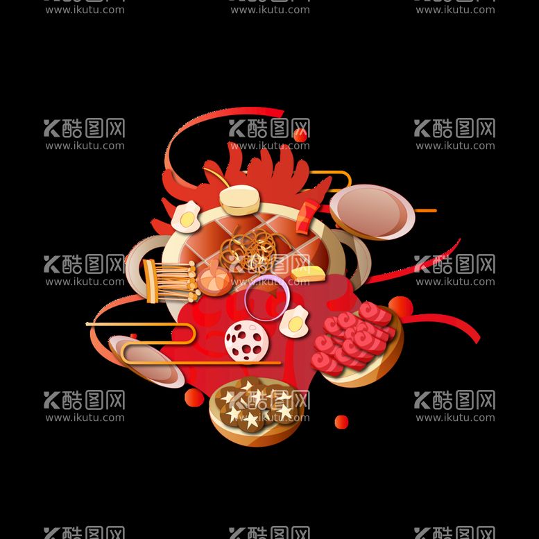 编号：20920810190129123621【酷图网】源文件下载-烤肉烧烤