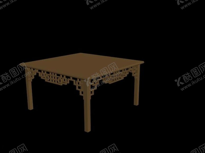 编号：48741412152304173089【酷图网】源文件下载-中式家具3D建模