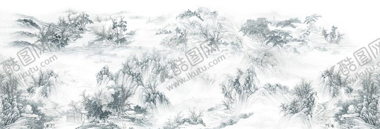 编号：50368409192104419283【酷图网】源文件下载-水墨山水
