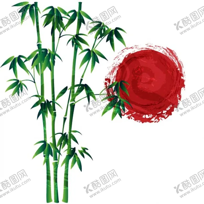 编号：13785909141226264621【酷图网】源文件下载-竹子新中式装饰画广告设计