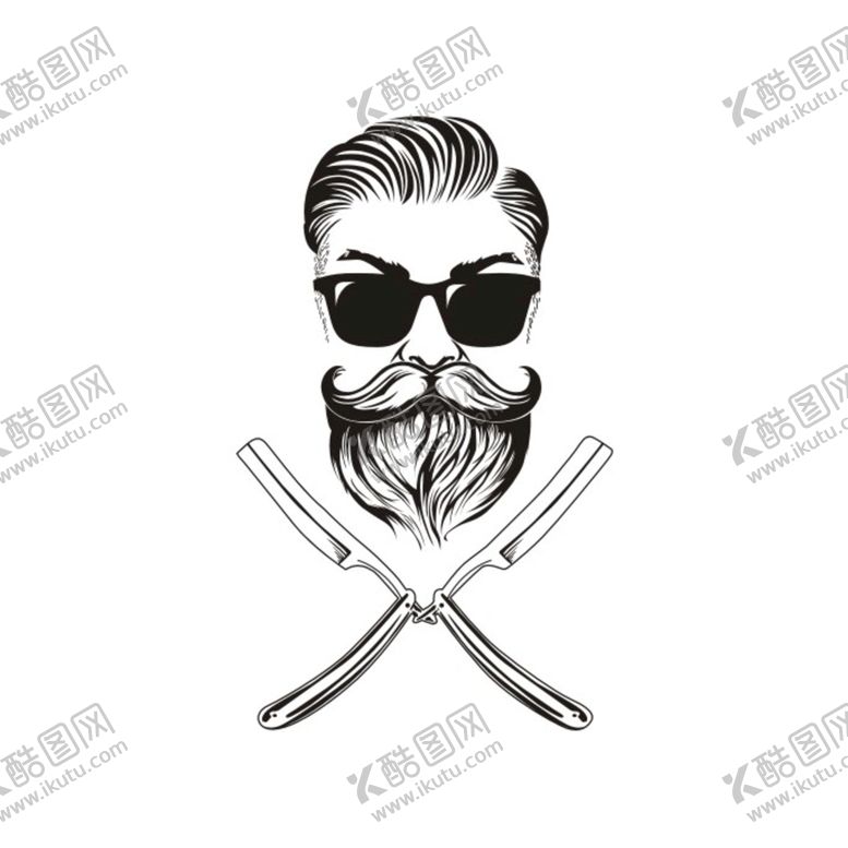编号：85884811161643539121【酷图网】源文件下载-绅士帽子 烟斗 微笑 眼睛 