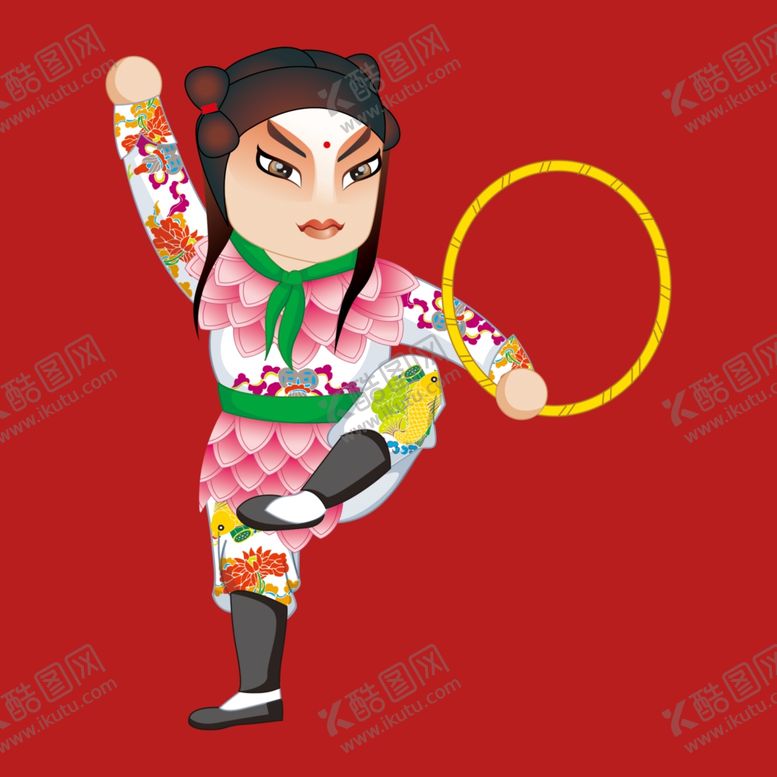 编号：78501001150102129026【酷图网】源文件下载-手绘京剧人物
