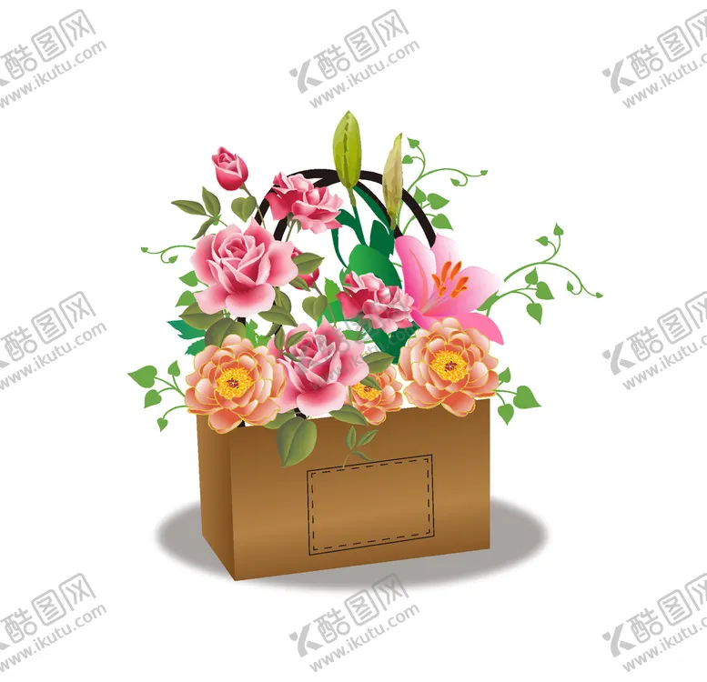 编号：25555203230253028037【酷图网】源文件下载-感恩节手绘花束
