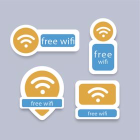 wifi图标信号标志