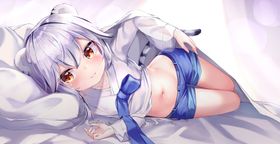 彩色动漫人物插画背景