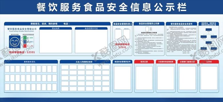 编号：33175202150529282532【酷图网】源文件下载-餐饮服务食品安全信息公示