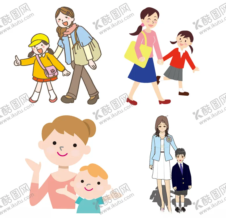 编号：20866804091720338876【酷图网】源文件下载-母亲与孩子