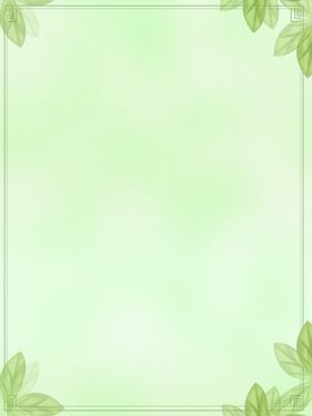 春天海报绿色素材春天素材