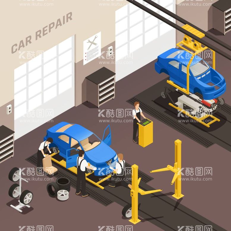 编号：10931012060704594689【酷图网】源文件下载-汽车维修