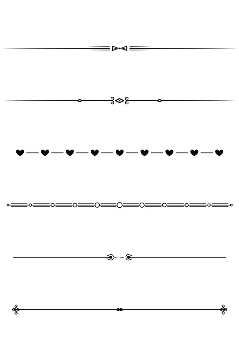 编号：72940309240852333561【酷图网】源文件下载-花纹分割线