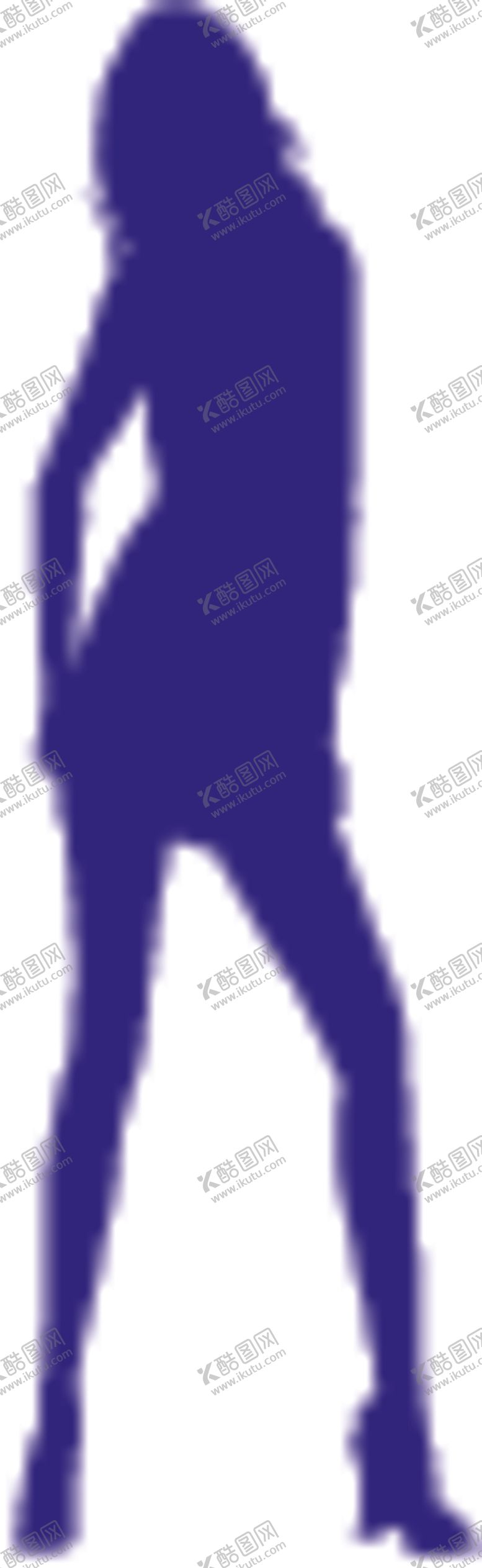 编号：10741509102014258354【酷图网】源文件下载-时尚美女剪影