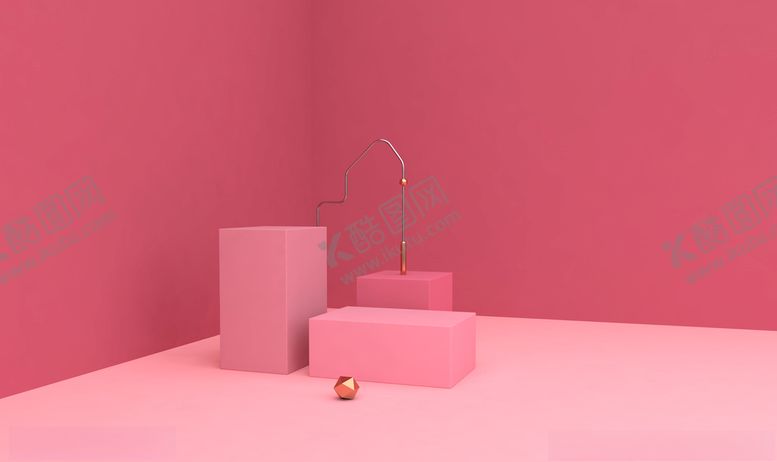 编号：98632210111208546184【酷图网】源文件下载-C4D海报场景建模渲染