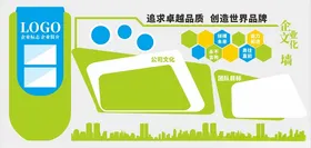 企业文化墙口号画楼道梯简介