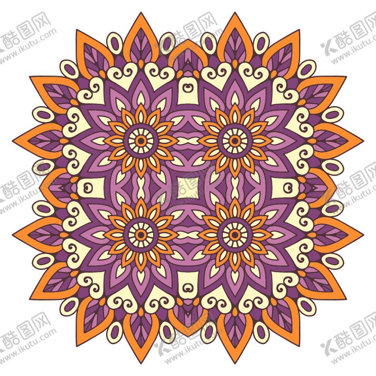 编号：77778910281707558606【酷图网】源文件下载-复古民族花纹